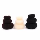 3 Pcs Hair Donut Bun Maker Ring French Roll Brown, Black and Blond S M L