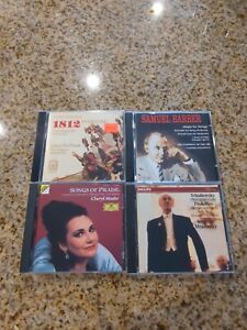 4 Classic Opera CDs Lot 44 Barber Adagio Studer Prokofiev Romeo Juliet 1812 Prei