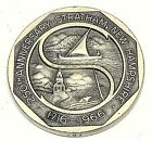 #C7572  STRATHAM,  N.H.  STERLING # 207   TOWN  MEDAL, 250th ANNIVERSARY  1966