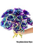 Rose Artificial Flower Realistic Flower with Stem Romantic Holographic Flower