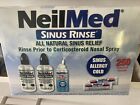 NeilMed Sinus Rinse Kit 250 Premixed Packets All Natural Sinus Relief Sealed Box