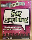 New Sealed SAY ANYTHING 2015 Party Game