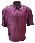 Jackard Solid Shirt Short Sleeve RoostersDesign Made in USA Cowboy Western Shirt