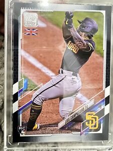 2021 Topps UK Edition Black /125 Luis Campusano #48 Rookie RC