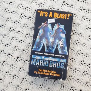 Vtg Super Mario Bros VHS 1993 Movie Film Nintendo - UNTESTED AS IS