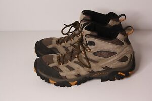 Merrell Shoes Men's Sz 13 Walnut Moab2 Mid Ventilator Boots J06045 Hi-Top Hiking