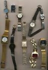 LOT OF 10 WRISTWATCHES USED