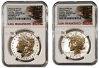 2023-S Reverse Proof MORGAN N PEACE DOLLAR NGC PF70 First Day Baltimore Coin Set