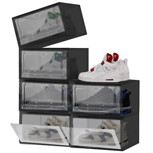 Shoe Storage Box Big Capacity Foldable Plastic Shoe Box Sneake High Value Case