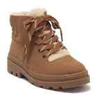 Nordstrom Rack Womens Chiara Brown Round Toe Lace Up Snow Boots Size 9.5 M