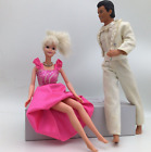 Barbie Doll 1966 Mattel Indonesia Twist and Turn Bendable Legs & Ken Chaina 1968
