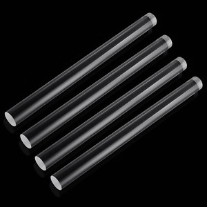 4 Pieces Acrylic Clay Roller, 6.5 X 0.5 Inch Polymer Clay Rod Clear round Tube R