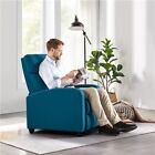 Fabric Recliner Sofa Recliner Chair for Living Room Bedroom Home Theater Blue