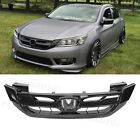 Fit 2013 2014 2015 Honda Accord Gloss Black JDM Mod Style Front Bumper Grille (For: 2013 Honda Accord)