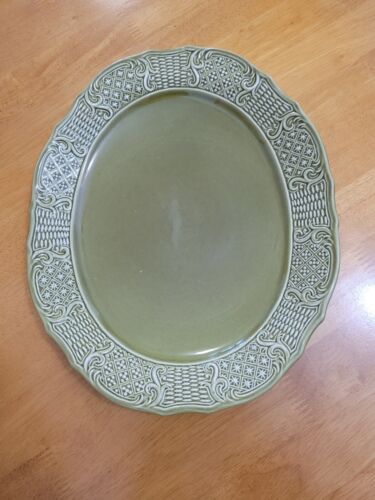 Vintage Canonsburg Pottery Co. Maderia Ironstone Serving Platter