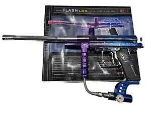 IOB Spyder Flash LCD E Grip Electronic Paintball Gun Barrel Semi Full 3 6 Burst