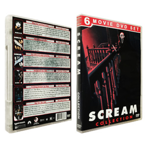 Scream: Complete 6-Movie Collection 6-Disc DVD Set Region 1 Brand New & Sealed