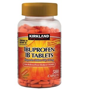 Kirkland Signature Ibuprofen 200mg 500 IB Caplets COMPARE THIS PRODUCT TO MOTRIN