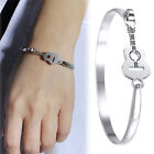 Stainless Steel Silver Guitar Pendant Bracelet Anklet Bangle Chain Jewelry Gifts