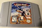 Star Wars Rogue Squadron n64 Authentic Not For Resale NFR MINT Condition