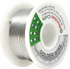 60/40 Tin Solder Wire for Electronics, Stained Glass and Jewelry with Solder Flu