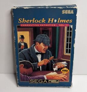 Sherlock Holmes: Consulting Detective Vol. II (Sega CD, 1993) Authentic Boxed