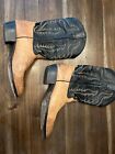 Vtg Tony Lama Western Slip On Embroidered Leather Cowboy Boots Men’s Size 11.5E