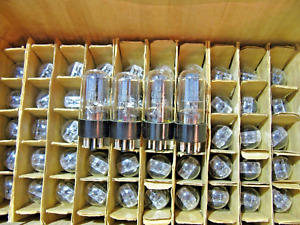 4pcs 6N8S / 6H8C / 6SN7GT / 6N8P NEVZ double triode tubes Same Date 1980's NEW