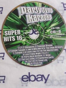 KARAOKE CD Party Tyme Karaoke Pop Party Pack  - DISC SHOWN ONLY