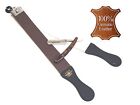 HIGH QUALITY MENS CLASSIC STRAIGHT RAZOR SHAPING STROP SET EXCELLENT
