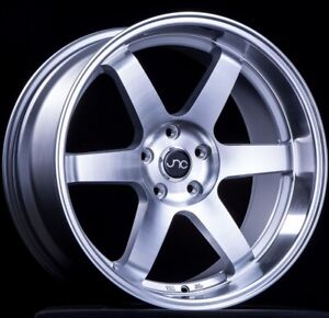 JNC Wheels Rim JNC014 Silver Machined Face 17x9.25 4x100/4x114.3 ET32