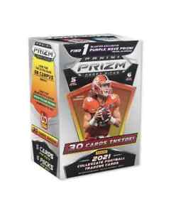 🏈 2021 PRIZM DRAFT FOOTBALL SEALED NEW BLASTER BOX TLAW FIELDS CHASE PARSONS ++