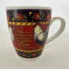 2006 Psalm 143:8 Susan Winget Rooster Duet Collectible Coffee Mug Tea Cup