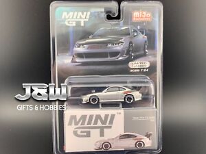 Mini GT Nissan Silvia Top Secret (S15) Silver MGT00545 1/64