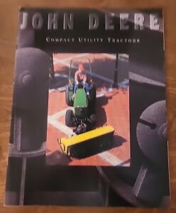 Original 1996 John Deere Compact Utility Tractors Brochure 16 Color Pages