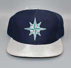 Seattle Mariners Vintage Logo 7 Alternate Logo Snapback Cap Hat - NWT