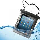 WATERPROOF CASE UNDERWATER BAG FLOATING COVER TOUCH SCREEN IPX8 for TABLETS