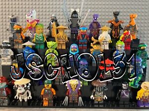 LEGO Ninjago Minifigures Lot - You Pick - Kai, Jay, Zane, Master Wu, Cole, Lloyd