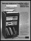 1979 Sansui GX-7 Deluxe Stereo Rack Print ad -VTG Man Cave music room décor