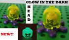 NEW LEGO Glow in Dark Head Under Dome Scary Fangs DUAL Face Sides OCTOPUS FIG