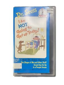 DR SEUSS “I Am Not Going To Get Up Today!” W/ Extras VHS 1991 RANDOM HOUSE Read