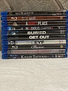 Lot Of 10 Horror/Thriller Blu-Ray/DVD Movies Lawrence Blunt Reynolds Byrne Alba!