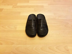 Vionic Women Orhoheel Technology Black Studded Clogs Slides Shoes US Size 8