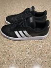 Adidas Grand Court TD Womens Shoes Black White Size 8.5 Clean Nice Condition