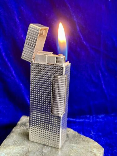 Dunhill Lighter Silver Vintage Full Working  Mint Condition 1 Year Warranty