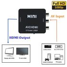 AV2HDMI Mini Converter RCA to HDMI RGB Audio S-Video Adapter for DVD/ PS1/PS2/TV