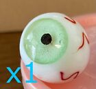 👁 Eyeball Marble Eye Green Detailed Iris Handmade Art Glass Ball 3/4