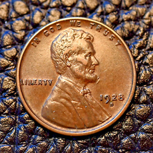 (ITM-5678) 1928-D Lincoln Wheat Cent ~ AU+ Condition ~ COMBINED SHIPPING!