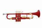 TRUMPET RED BRASS New Bb FLAT Trumpet Free HARD Case+Mouthpiece
