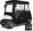 Golf Cart Driving Enclosure 2 Passenger for EZGO TXT RXV,600D Golf Rain Cover